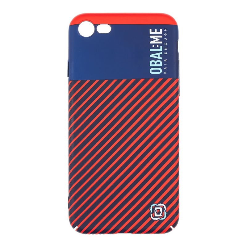 OBAL:ME Flossy Stripes Kryt pre Apple iPhone 7/8/SE2020/SE2022 Blue/Red