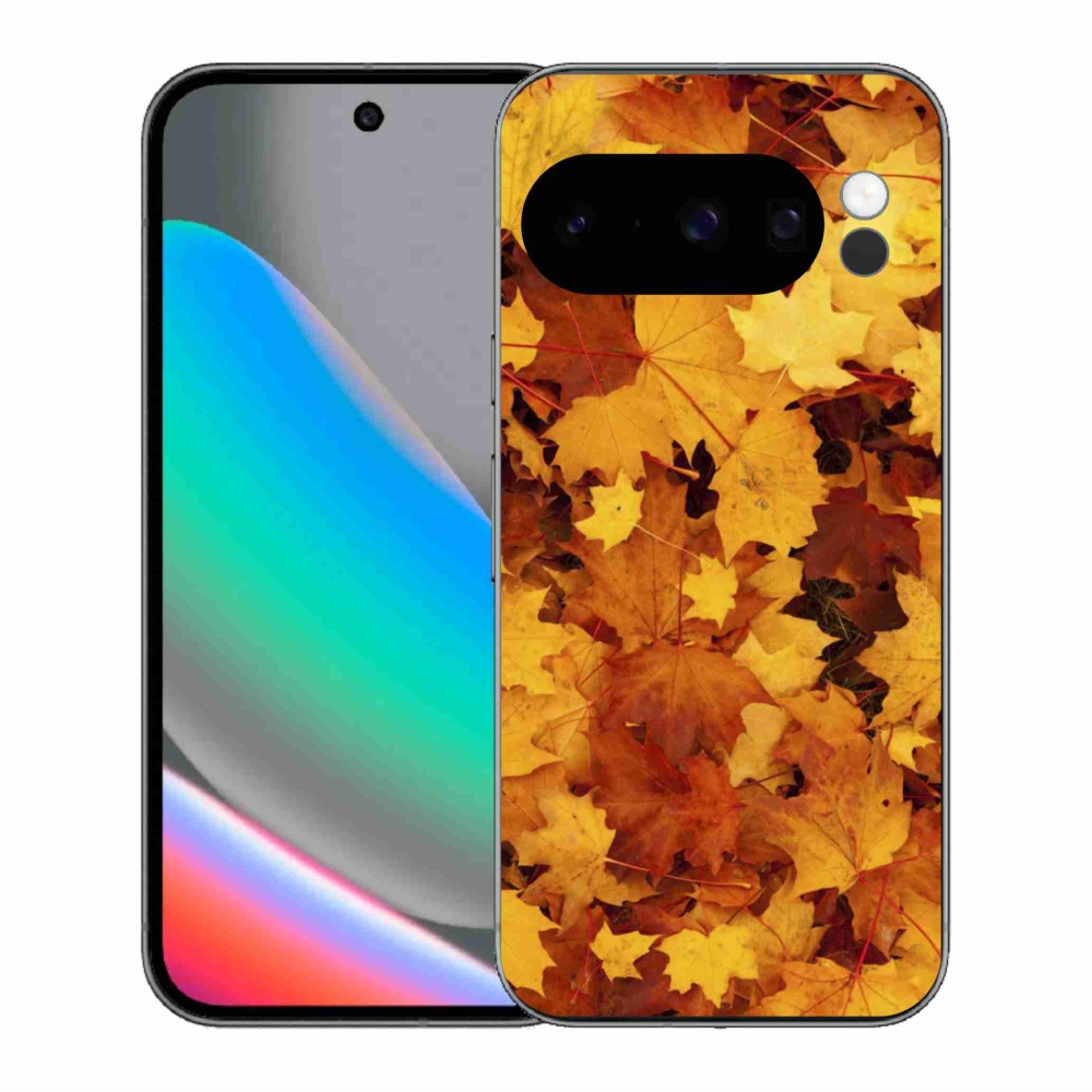 Gélový kryt mmCase na Google Pixel 10 Pro - javorové listy