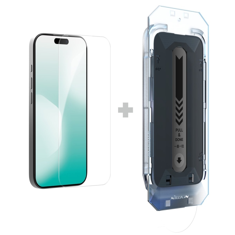Nillkin Tvrdené sklo 0,2 mm H+ PRO 2,5D pre Apple iPhone 17 (s aplikátorom)