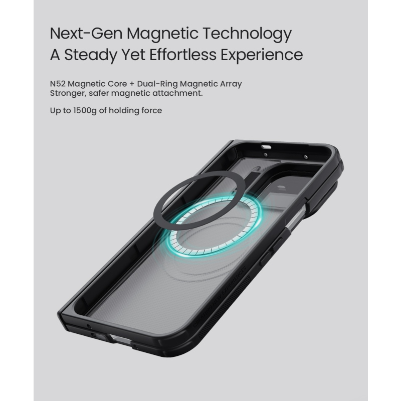 Nillkin Super Frosted Prop Magnetic zadný kryt pre Google Pixel 11 Pro Fold, čierny