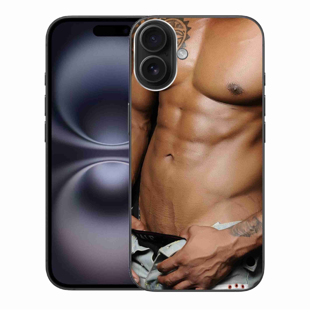 Gélový kryt mmCase na iPhone 16 Plus - sexy muž