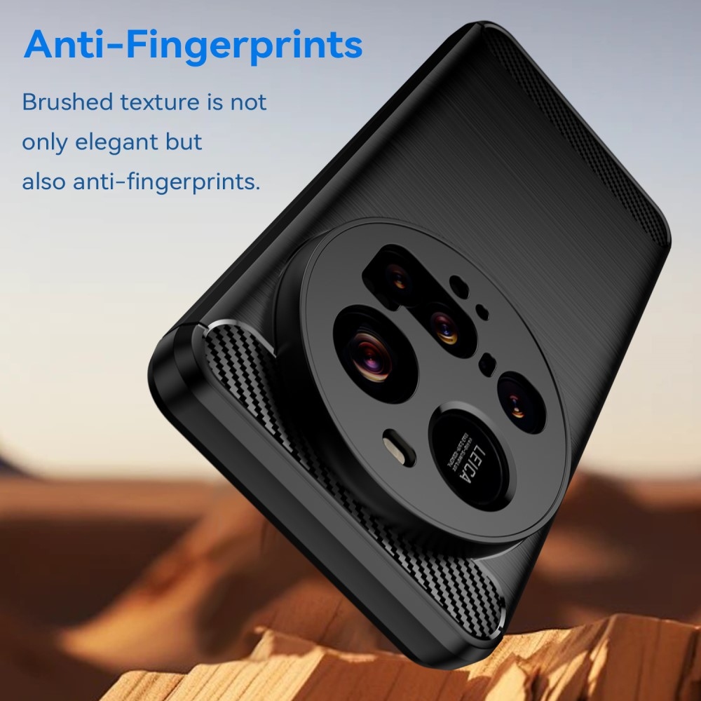 Carbon odolný gélový obal na Xiaomi 15 Ultra - čierny