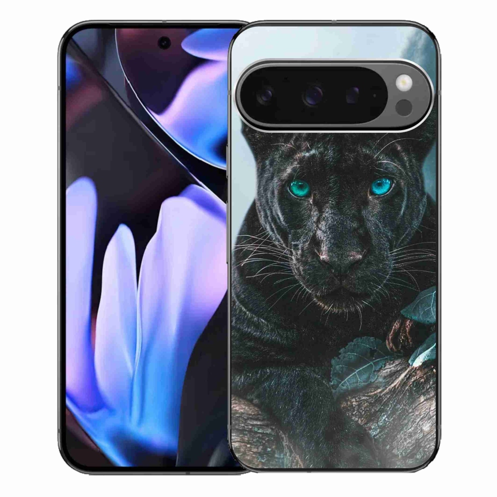 Gélový kryt mmCase na Google Pixel 9 Pro XL - čierny panter