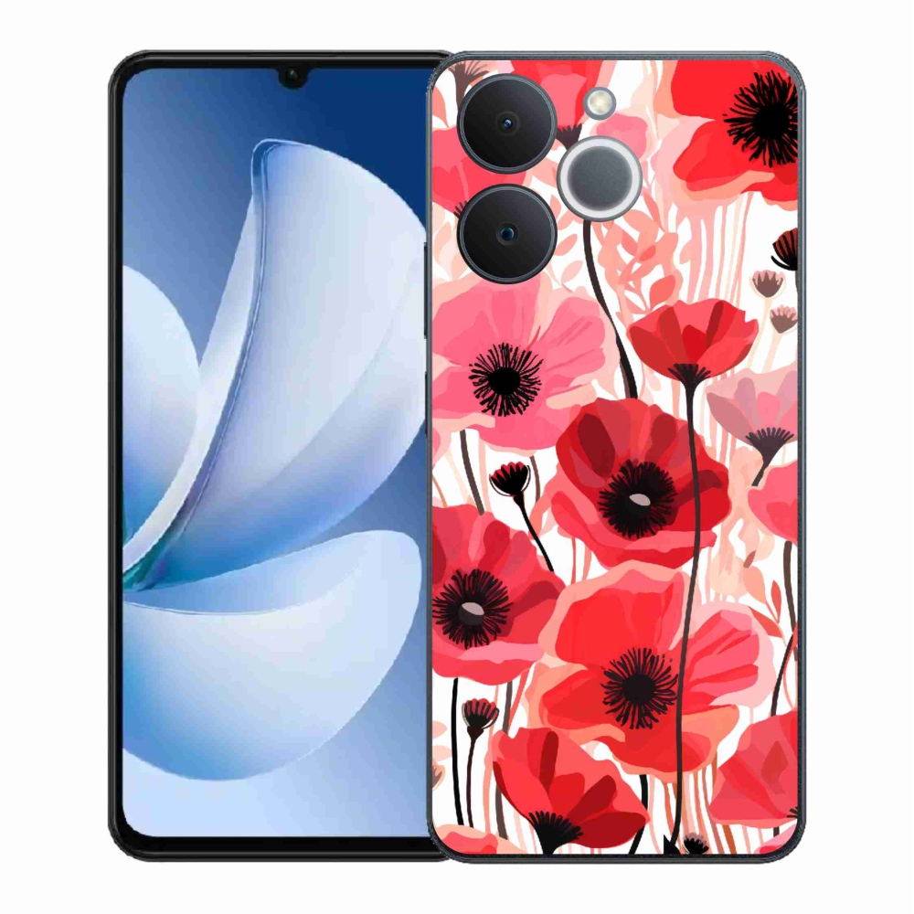 Gélový kryt mmCase na Realme Note 70T - vlčí mak 1