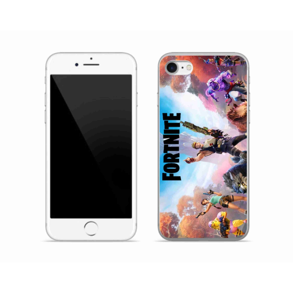 Gélový kryt mmCase na iPhone SE (2022) - fortnite 1