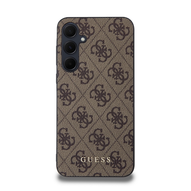 Guess 4G Zadný Kryt pre Samsung Galaxy A35 5G Brown