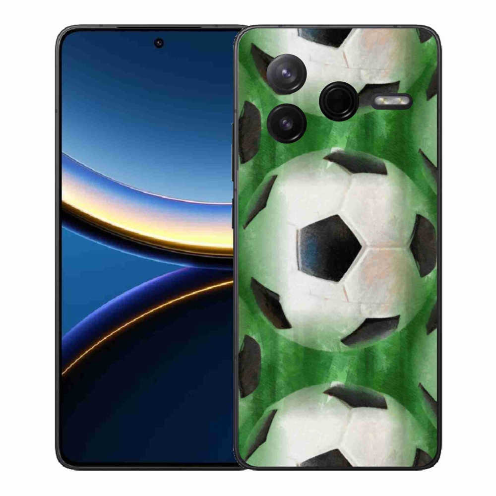 Gélový kryt mmCase na Xiaomi Poco F7 Pro - futbalová lopta