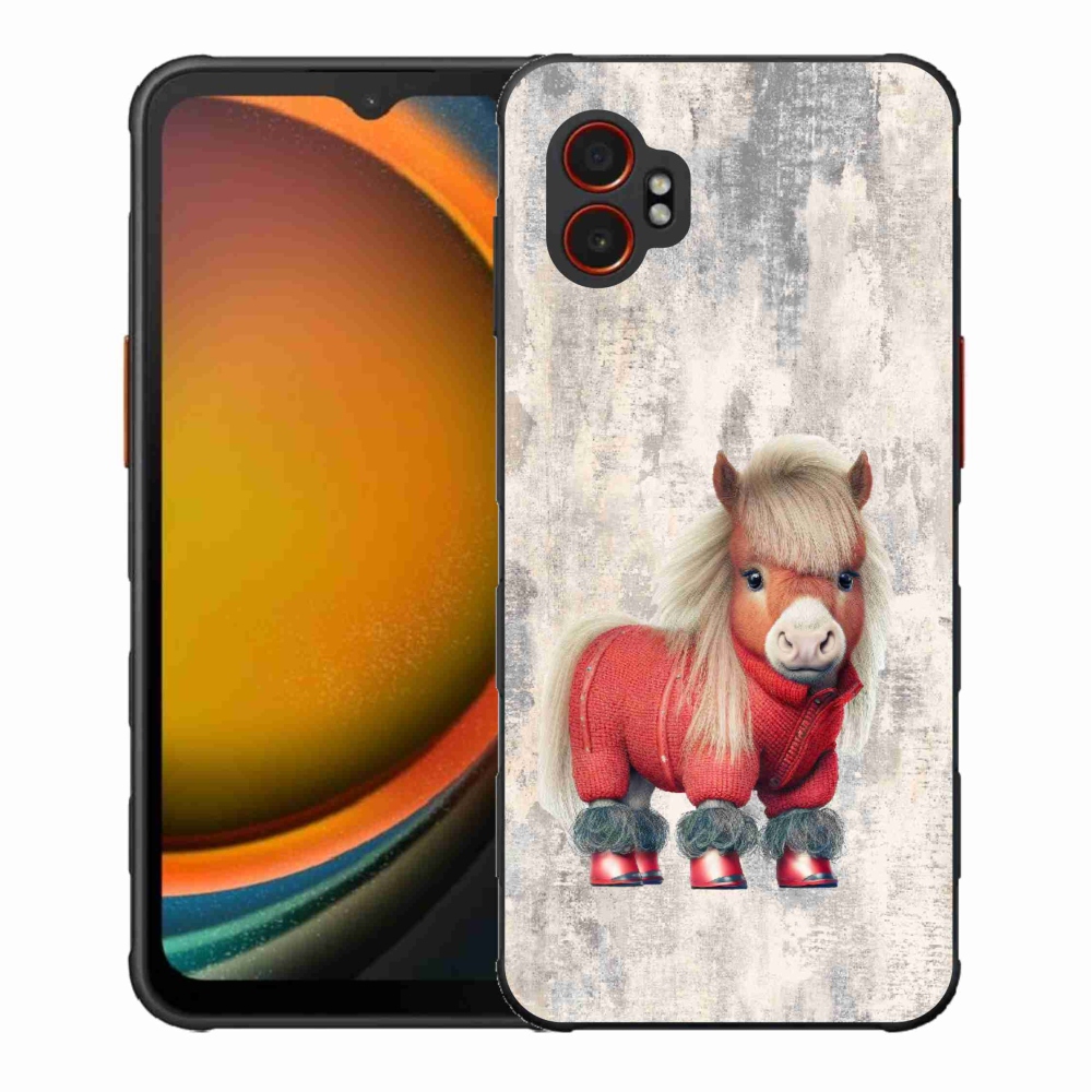 Gélový kryt mmCase na Samsung Galaxy Xcover 7 Pro - poník vo svetri