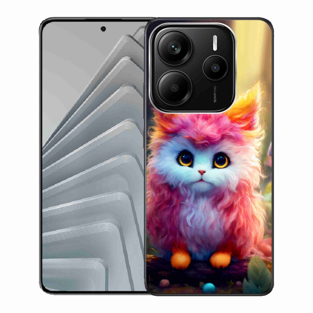 Gélový kryt mmCase na Xiaomi Redmi Note 14 5G - roztomilé kotě 5