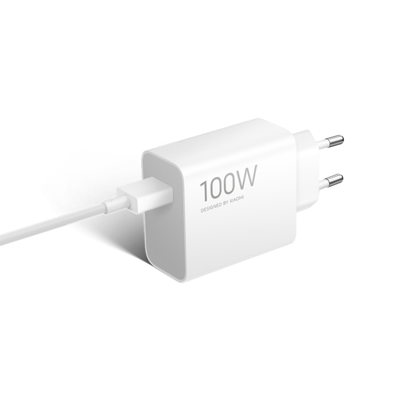 Xiaomi MDY-19-ER Cestovná nabíjačka USB-A 100W + dátový kábel USB-C 6A biela