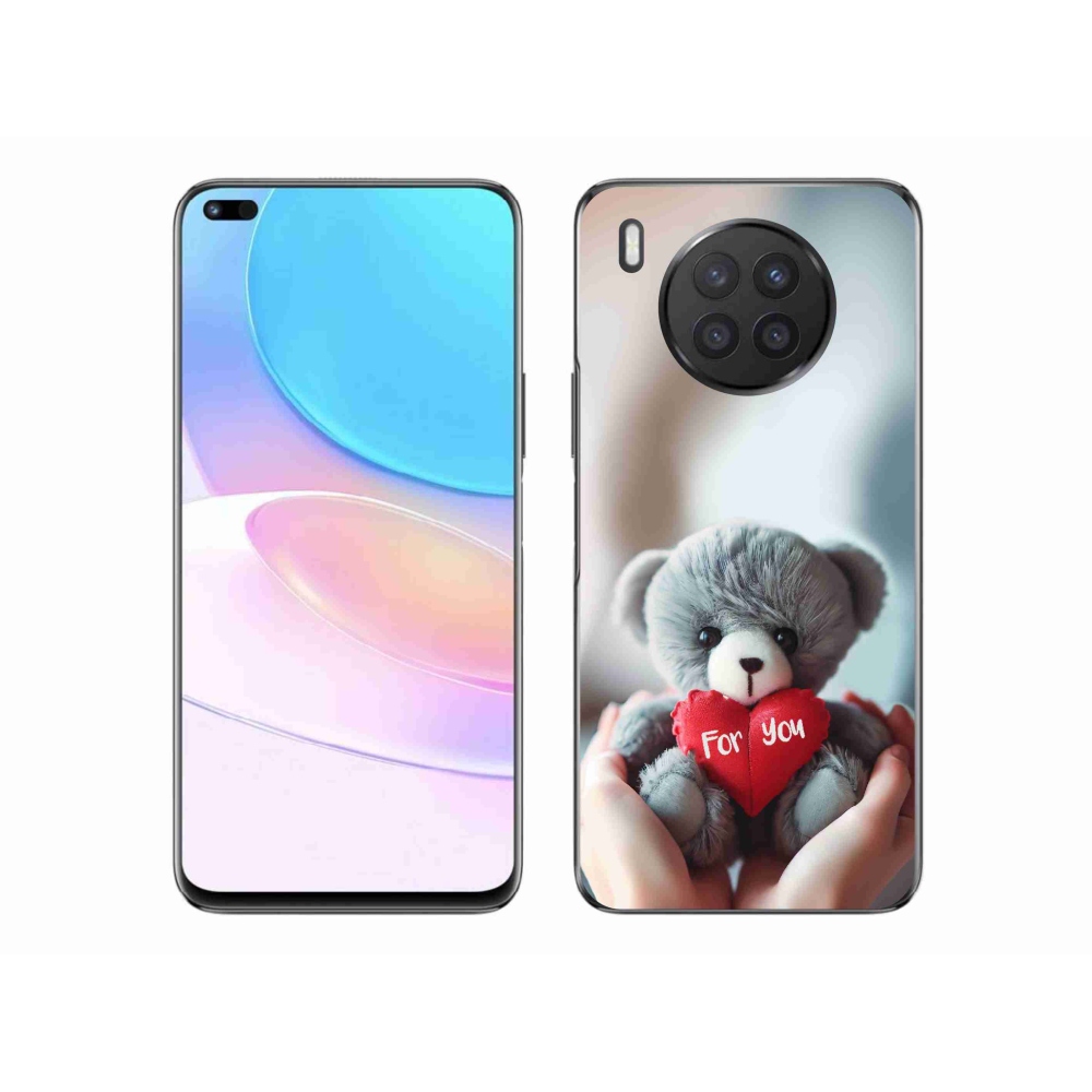 Gélový kryt mmCase na Huawei Nova 8i - medvedík pre zamilovaných