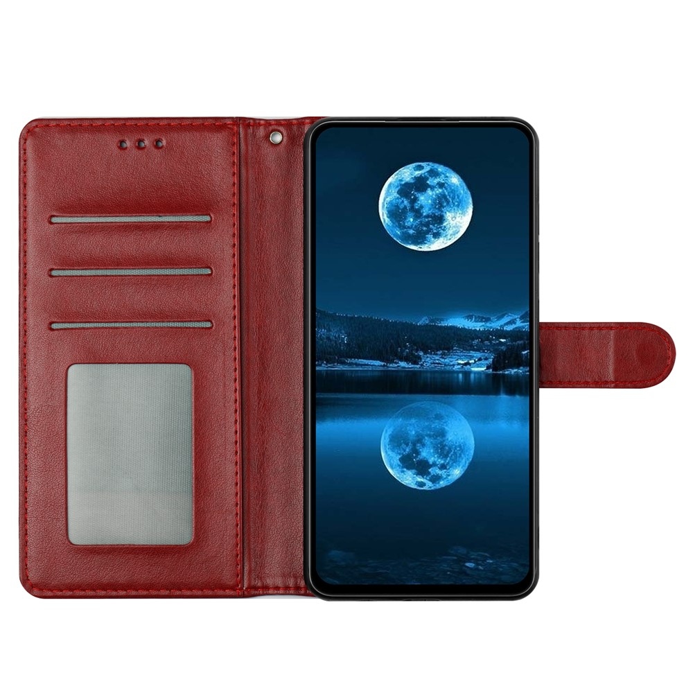 Clots knižkové puzdro na Xiaomi Redmi 15C 4G (171mm)/Poco C85 4G (171mm) - červené