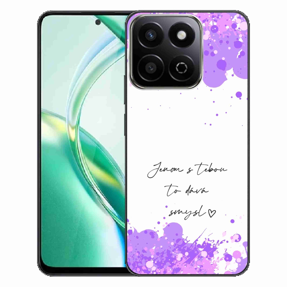Gélový kryt mmCase na Honor 200 Smart 5G - zamilovaný text biele pozadie