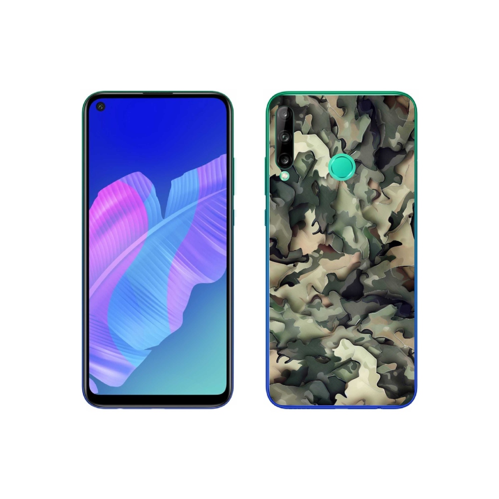 Gélový kryt mmCase na Huawei P40 Lite E - maskáčový vzor 9