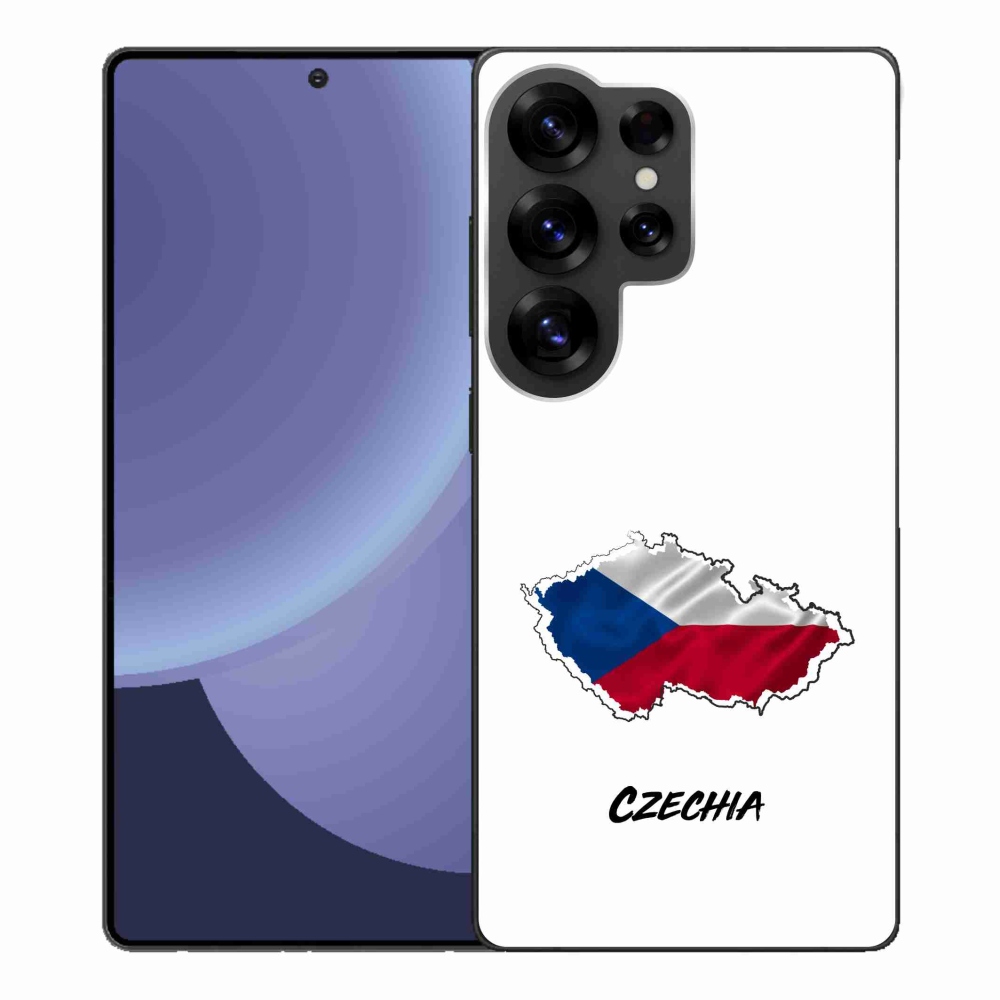 Gélový kryt mmCase na Samsung Galaxy S25 Ultra - Czechia biele pozadie