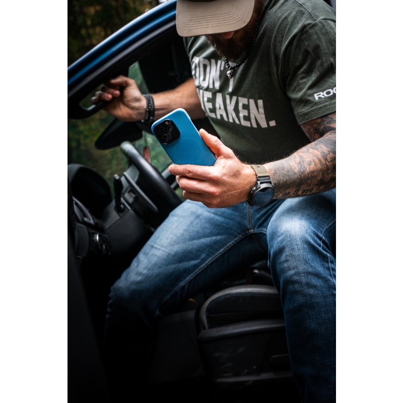 Taktický kryt MagForce Aramid pre Apple iPhone 16 Pro Blue Jay