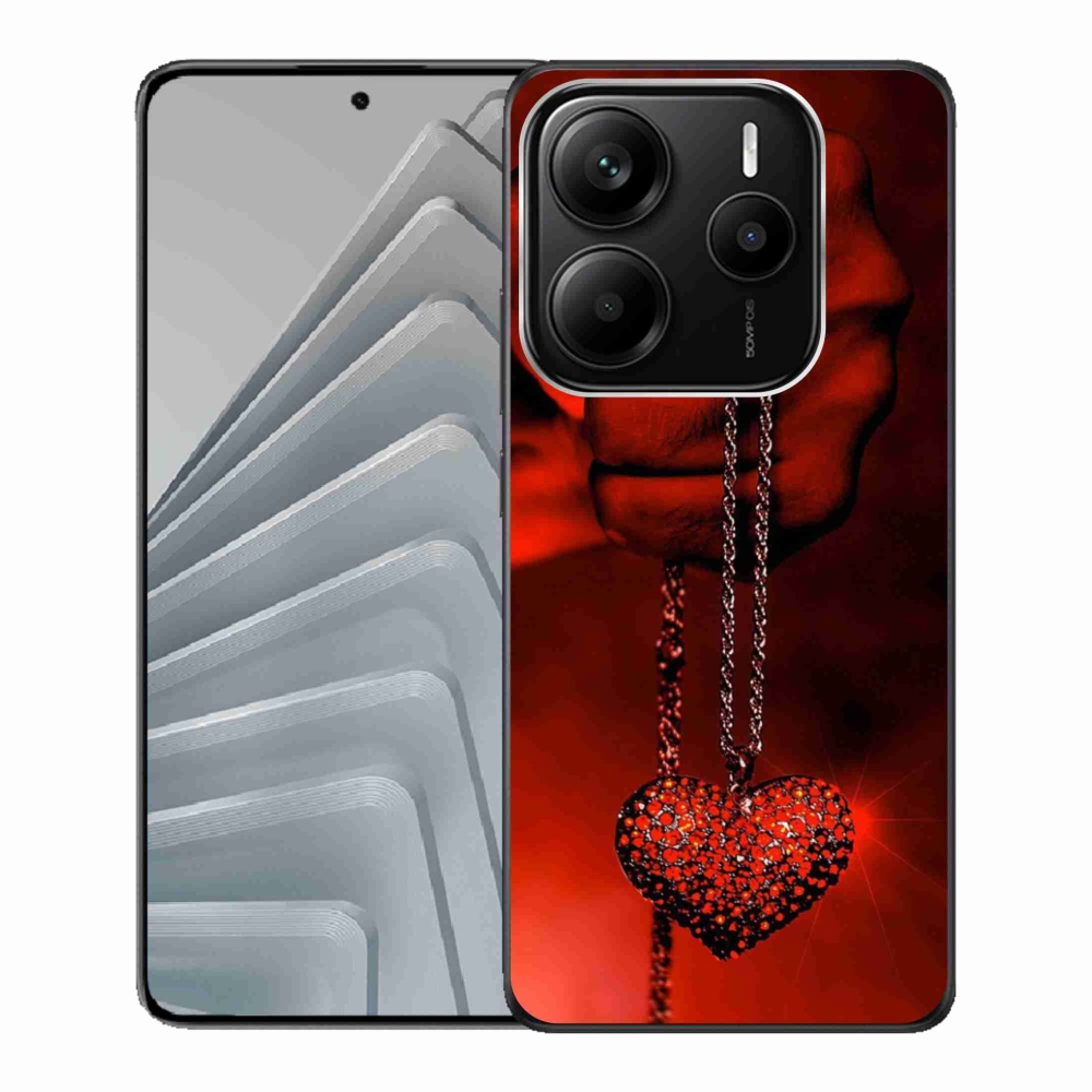 Gélový kryt mmCase na Xiaomi Redmi Note 14 5G - náhrdelník