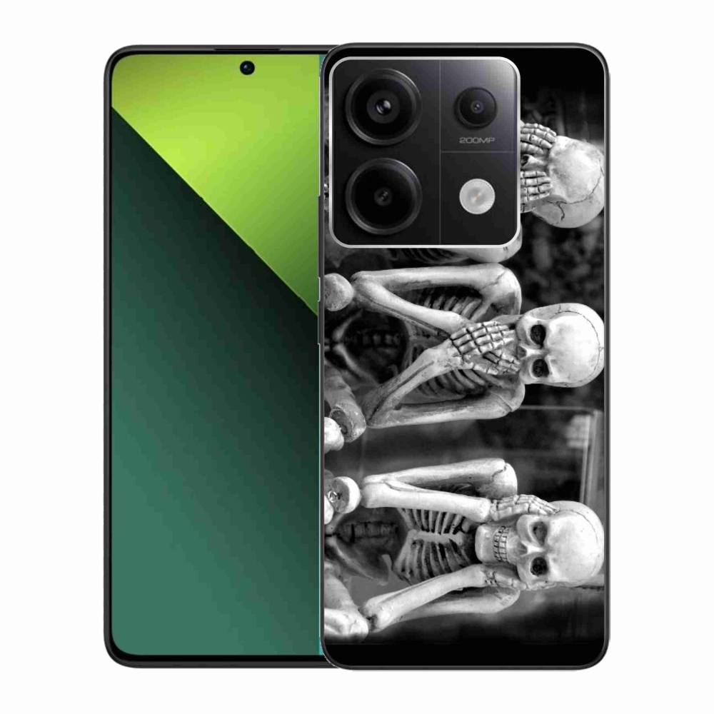 Gélový kryt mmCase na Xiaomi Redmi Note 13 Pro 5G/Poco X6 5G - kostlivci