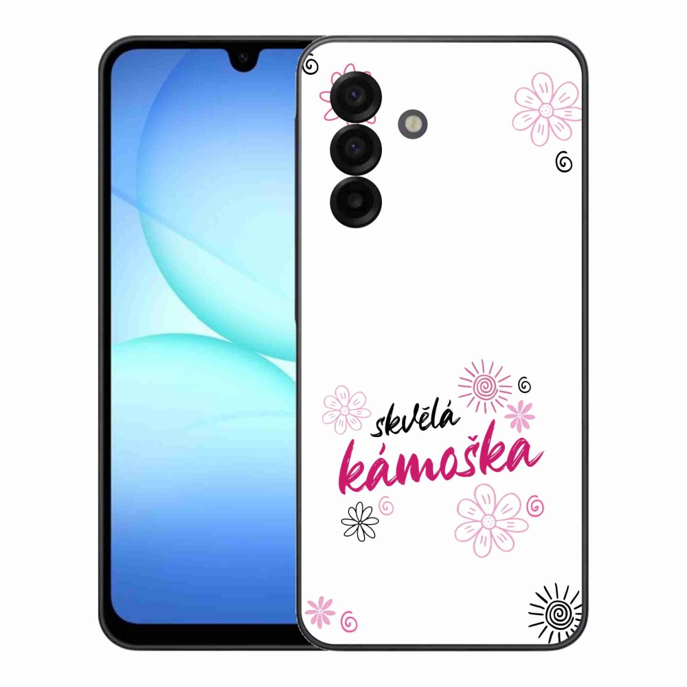 Gélový kryt mmCase na Samsung Galaxy A17 4G/5G - skvelá kamoška biele pozadie