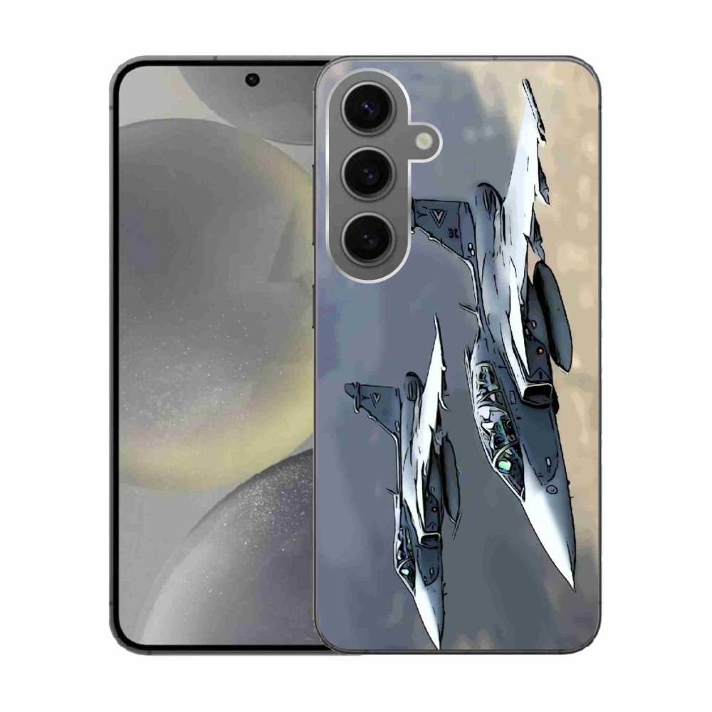 Gélový kryt mmCase na Samsung Galaxy S24 - stíhačky