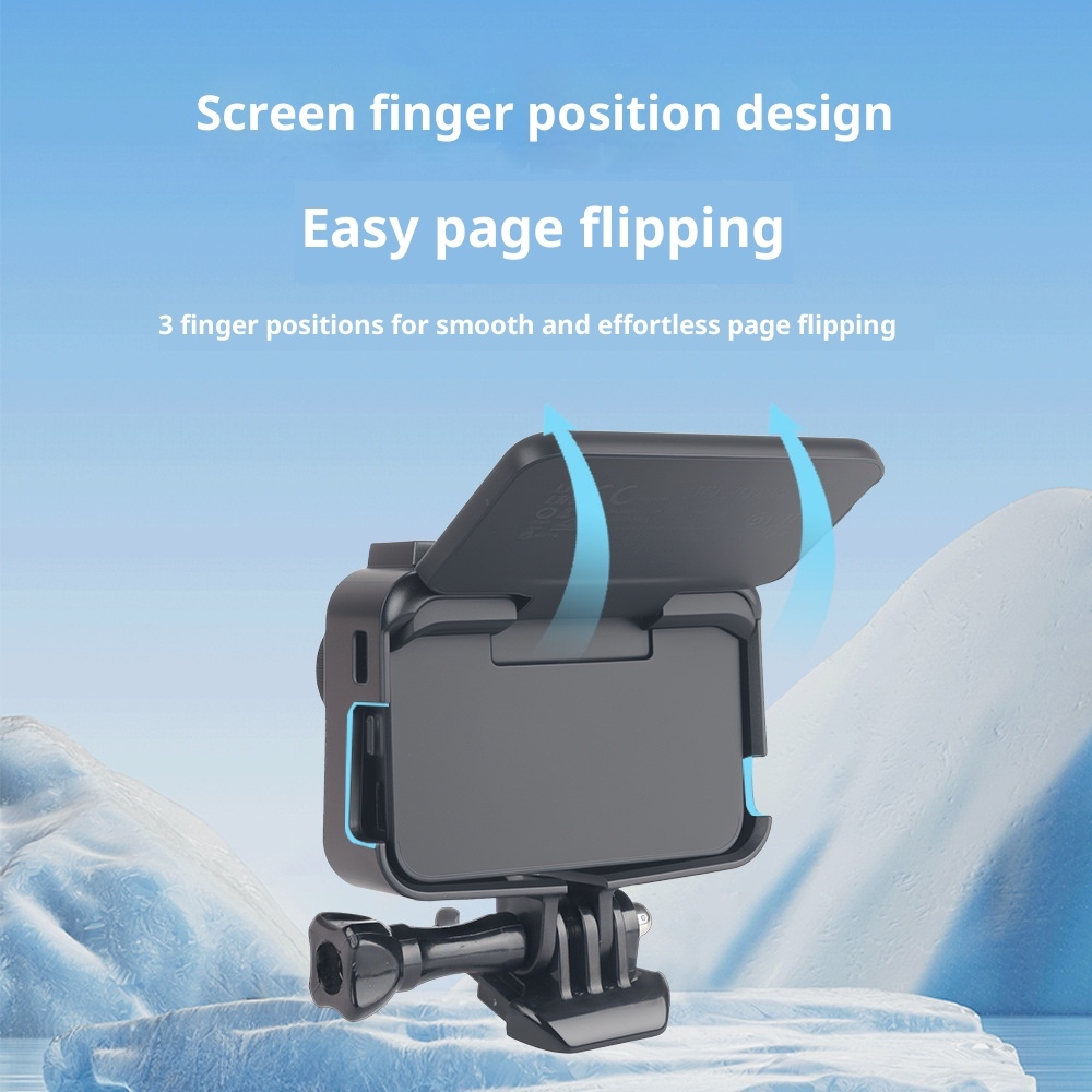 Ľahký ochranný rám s rýchloupínacou základňou pre Insta360 GO Ultra