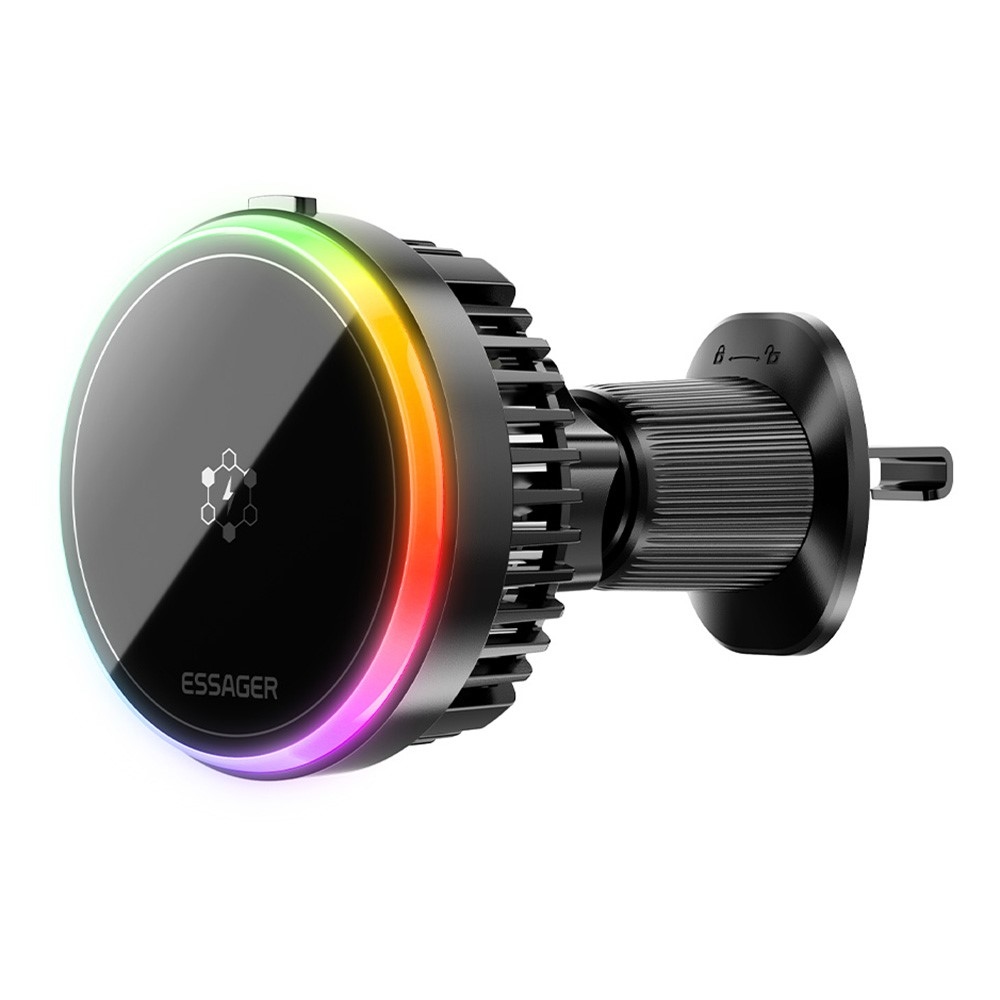 Essager magnetická bezdrôtová nabíjačka do auta 15W s chladením