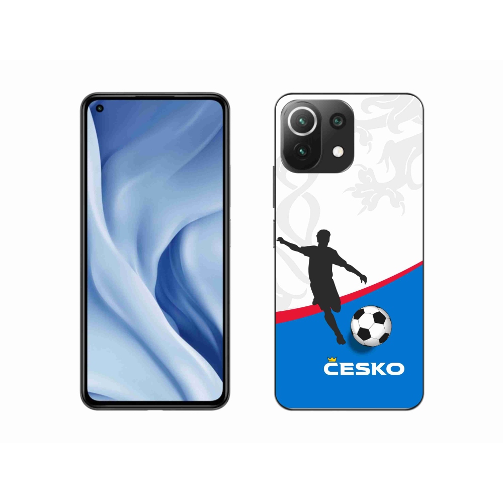 Gélový kryt mmCase na Xiaomi Mi 11 Lite 4G/5G - futbal Česko 1