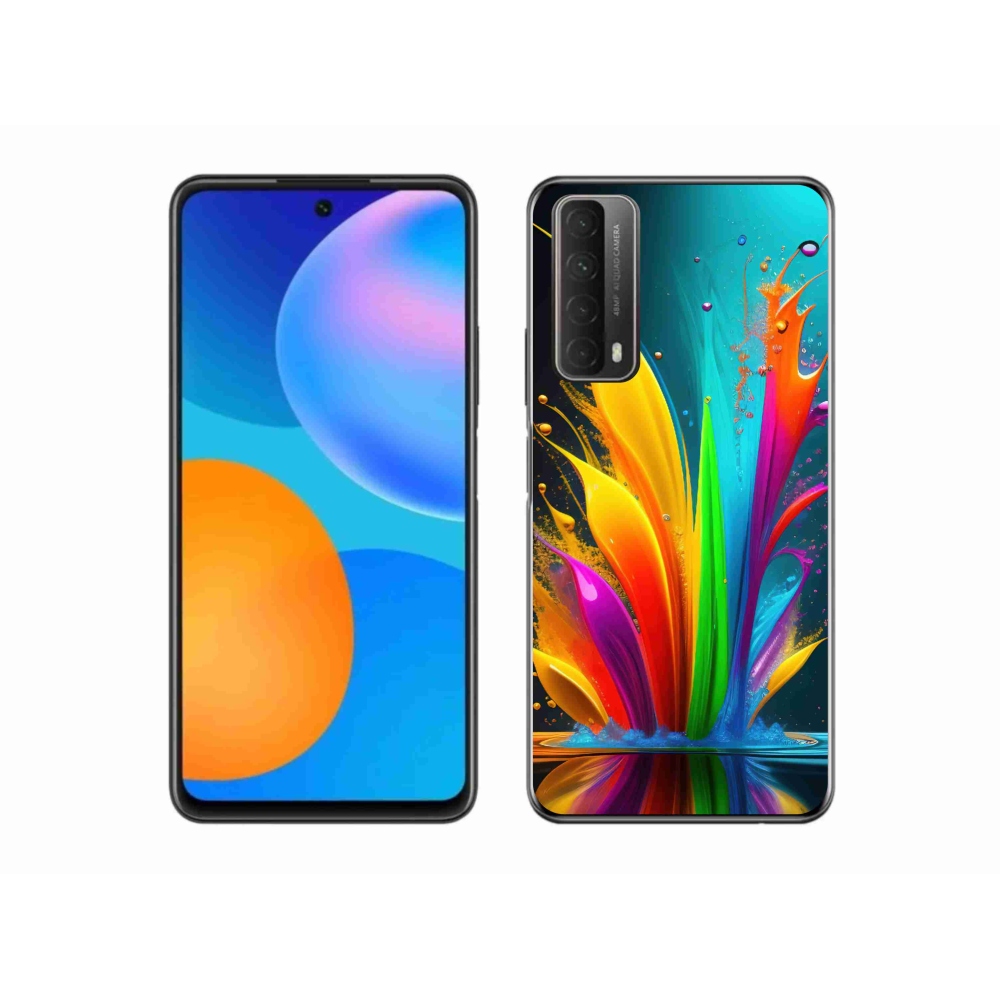 Gelový kryt mmCase na Huawei P Smart (2021) - abstraktní motiv 1