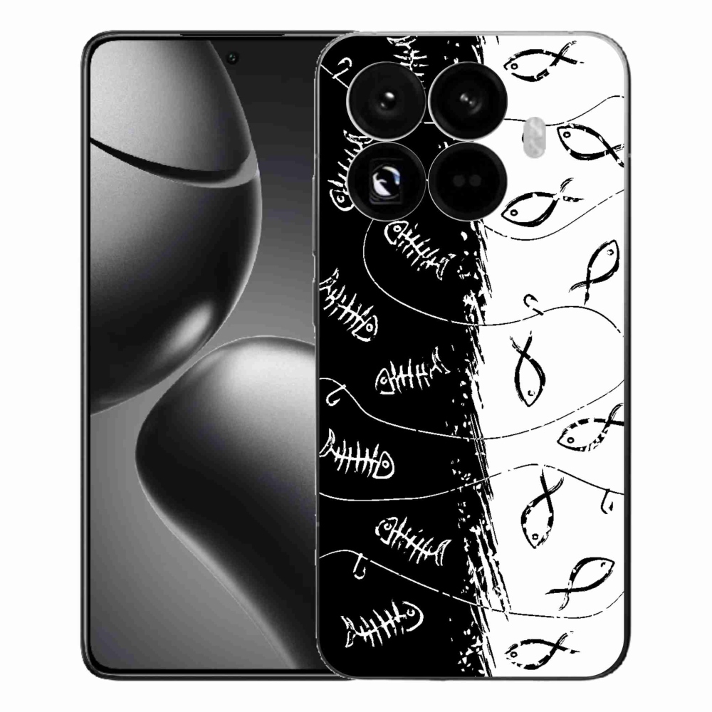 Gélový kryt mmCase na Xiaomi 15T Pro - kostry a rybky