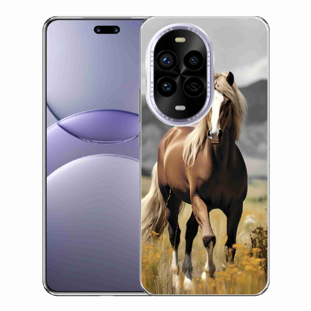 Gélový kryt mmCase na Huawei Nova 13 Pro 5G - hnedý kôň 1