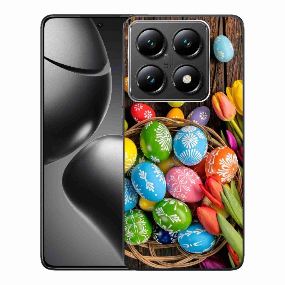 Gélový kryt mmCase na Xiaomi 14T Pro - veľkonočné vajíčka