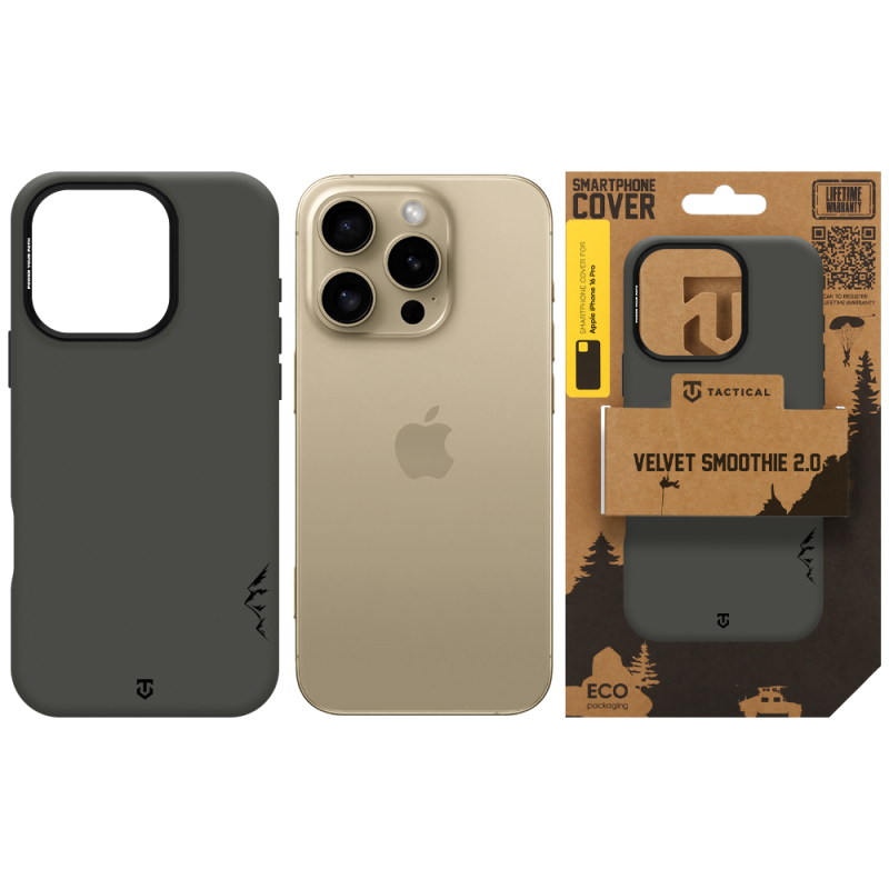 Tactical MagForce Velvet Smoothie 2.0 – puzdro pre Apple iPhone 16 Pro Bazooka