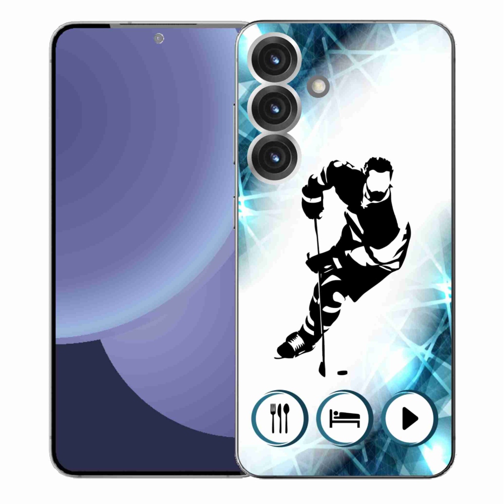 Gélový kryt mmCase na Samsung Galaxy S25+ - hokej 1