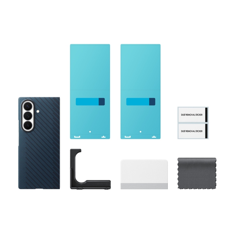 EF-KF976SNE Samsung Carbon – magnetické puzdro pre Galaxy Z Fold 8 v modrej farbe Ultra Blue