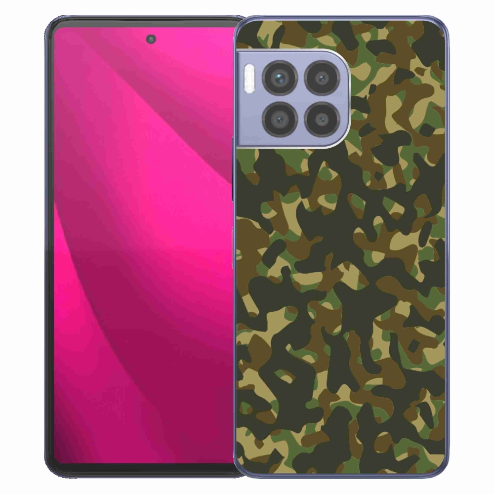 Gélový kryt mmCase na T-Mobile T Phone 2 Pro - maskáčový vzor 1