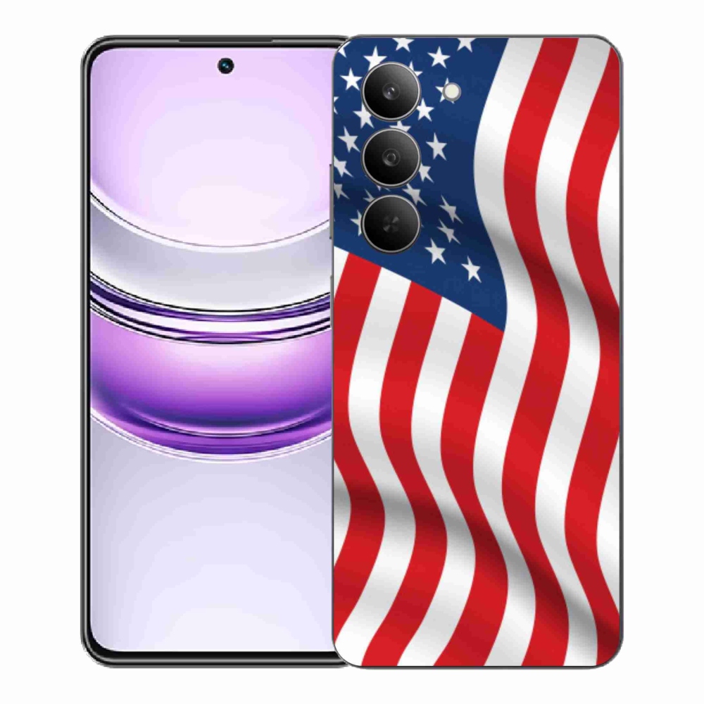 Gélový kryt mmCase na Realme 14x 5G - USA vlajka