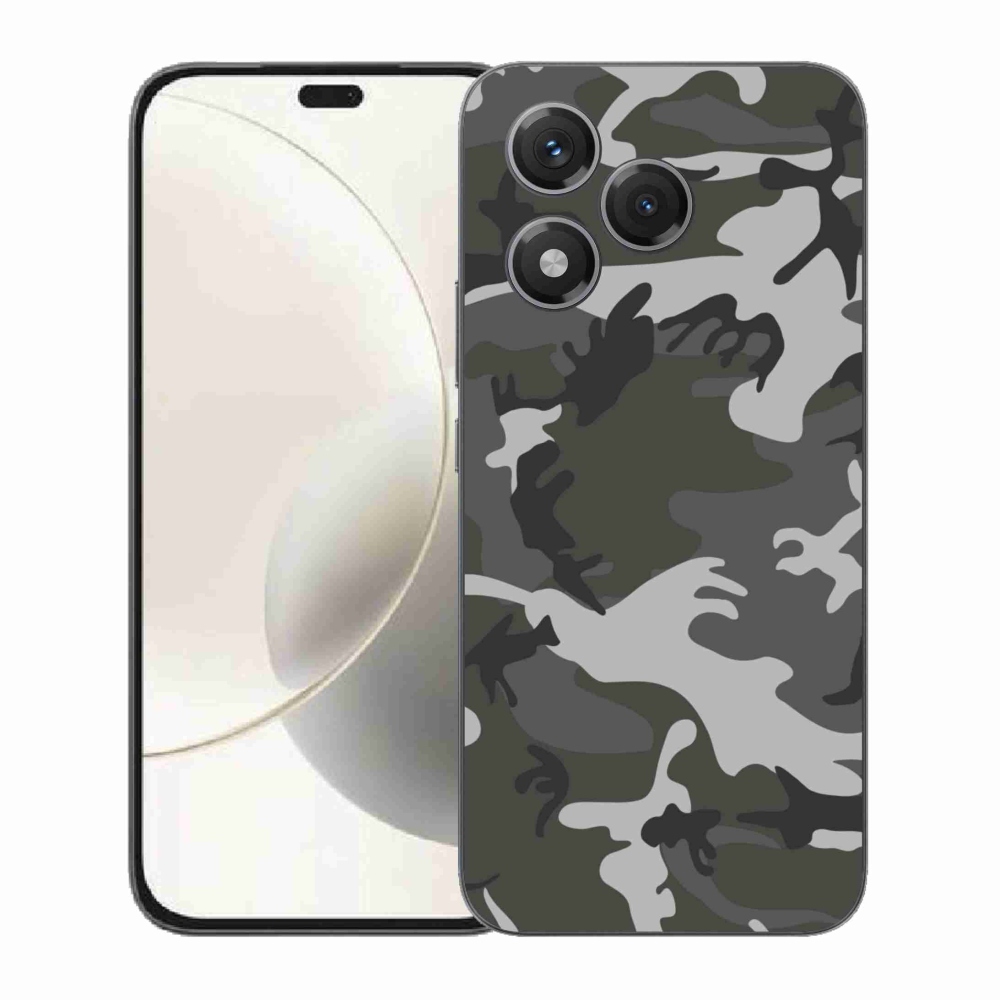 Gélový kryt mmCase na Honor 400 Lite - maskáčový vzor