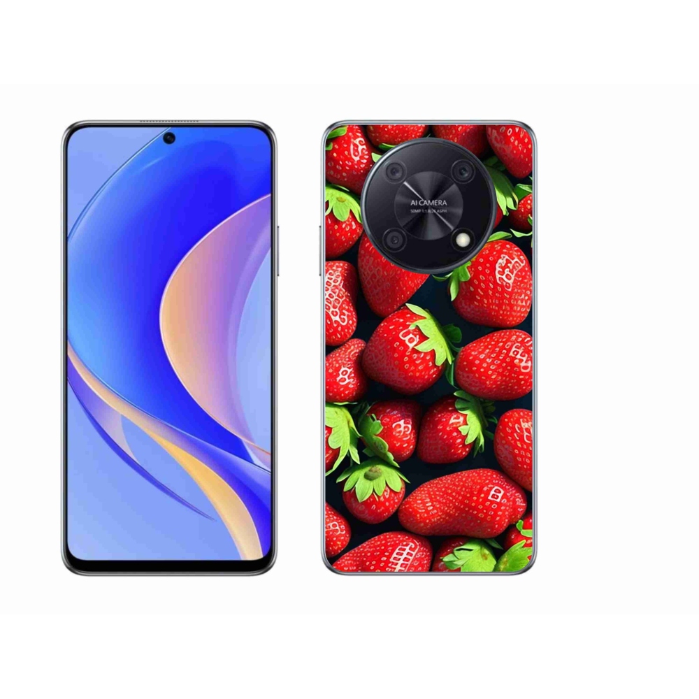 Gelový kryt mmCase na Huawei Nova Y90 - jahody