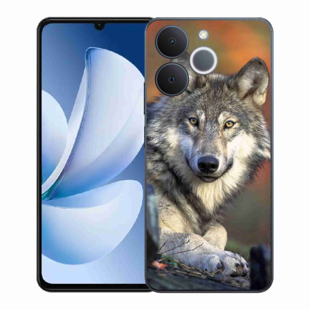 Gélový kryt mmCase na Realme Note 70T - vlk