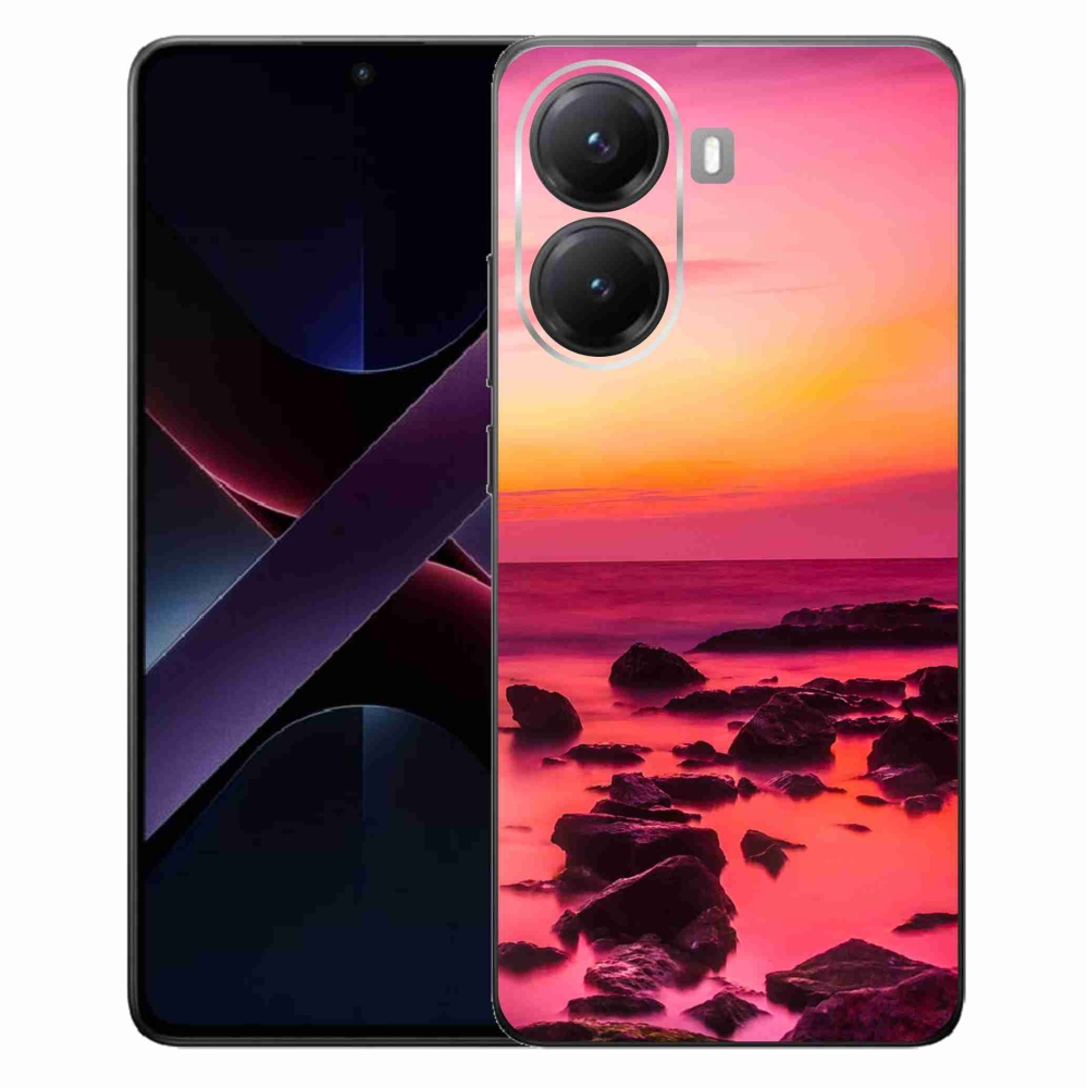 Gélový kryt mmCase na Xiaomi Poco X7 Pro 5G - more a žiara