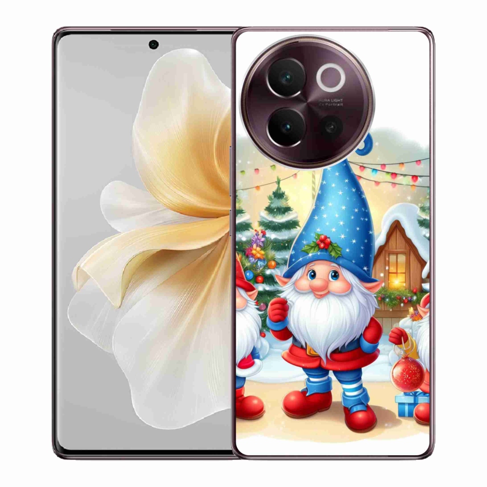Gélový kryt mmCase na Vivo V40 Lite 5G - vianočné škriatkovia