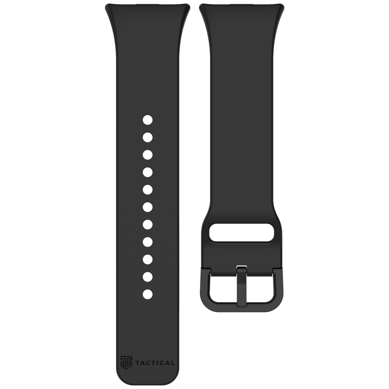 Taktický silikónový remienok pre hodinky Xiaomi Redmi Watch 4/5/6 – čierny