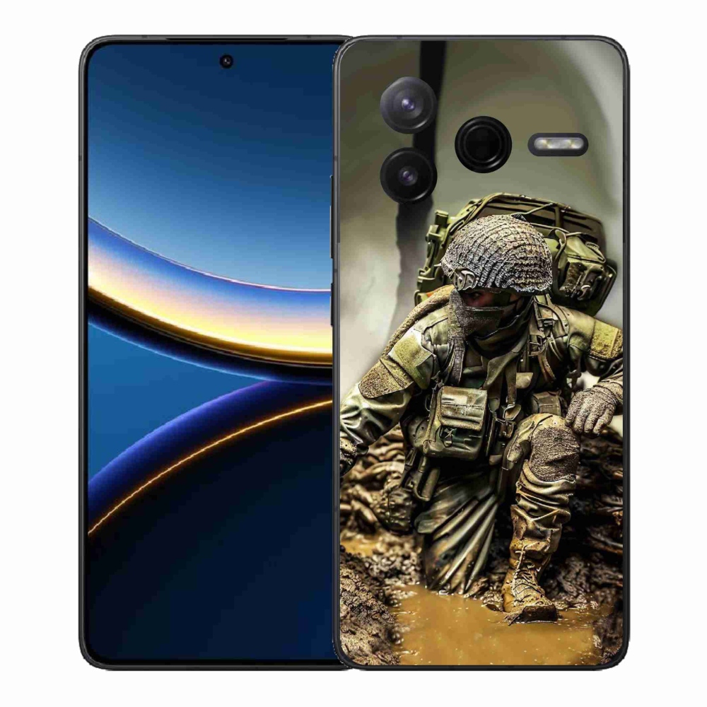 Gélový kryt mmCase na Xiaomi Poco F7 Pro - vojak
