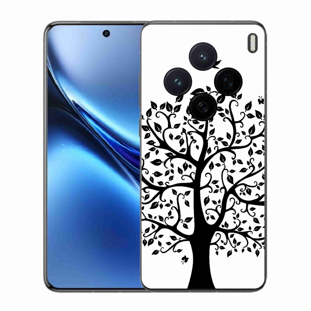 Gélový kryt mmCase na Vivo X200 5G - čiernobiely strom