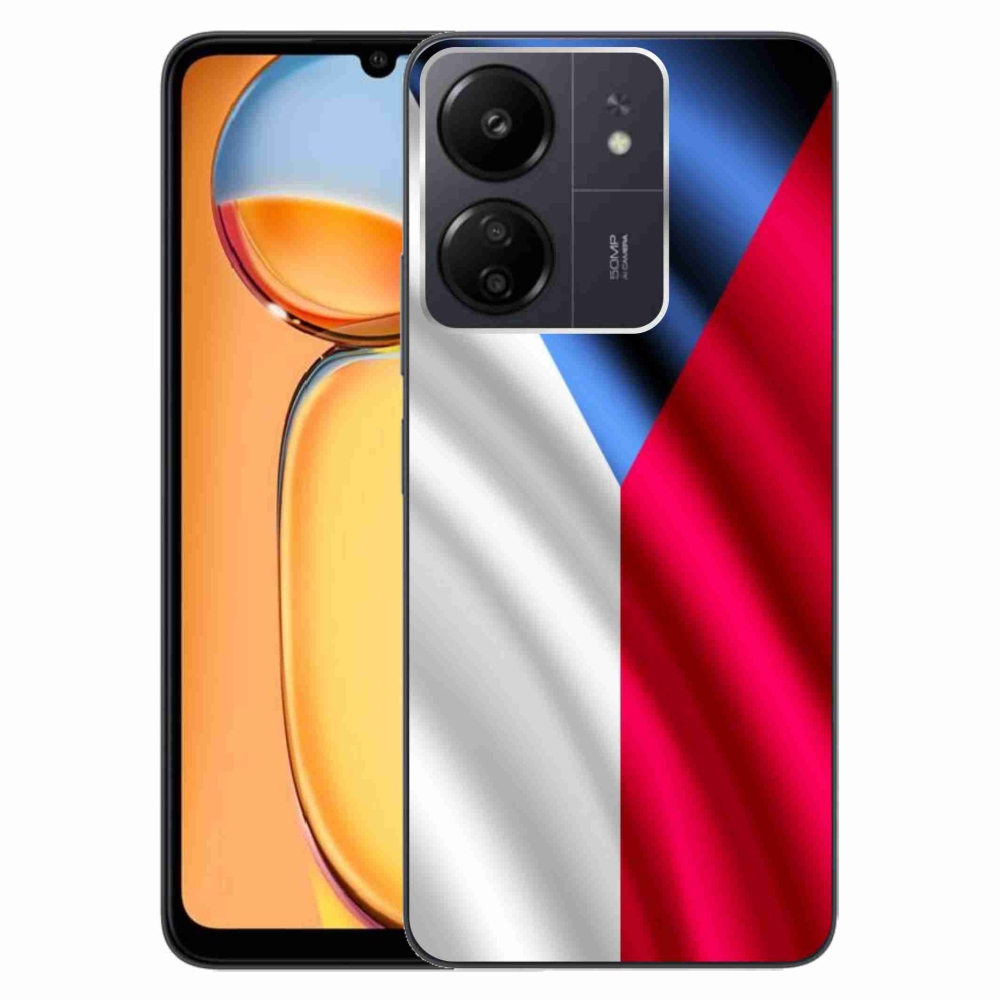 Gélový kryt mmCase na Xiaomi Poco C65/Redmi 13C - česká vlajka
