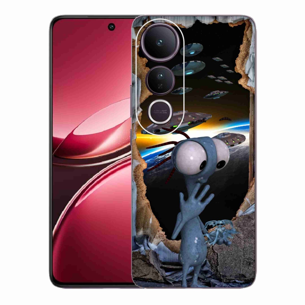 Gélový kryt mmCase na Vivo V50 Lite 4G/5G - mimozemšťan