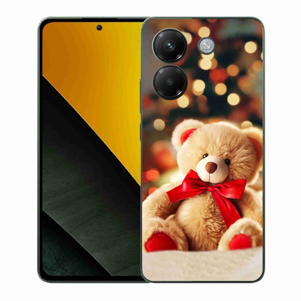 Gélový kryt mmCase na Xiaomi Poco M7 Pro 5G - plyšový medvedík