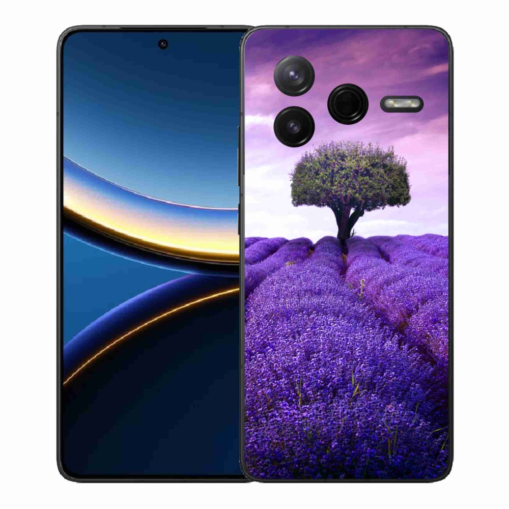 Gélový kryt mmCase na Xiaomi Poco F7 Pro - levanduľová lúka