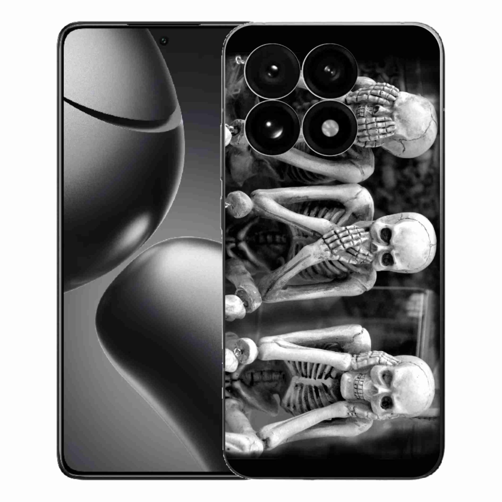 Gélový kryt mmCase na Xiaomi 15T - kostlivci