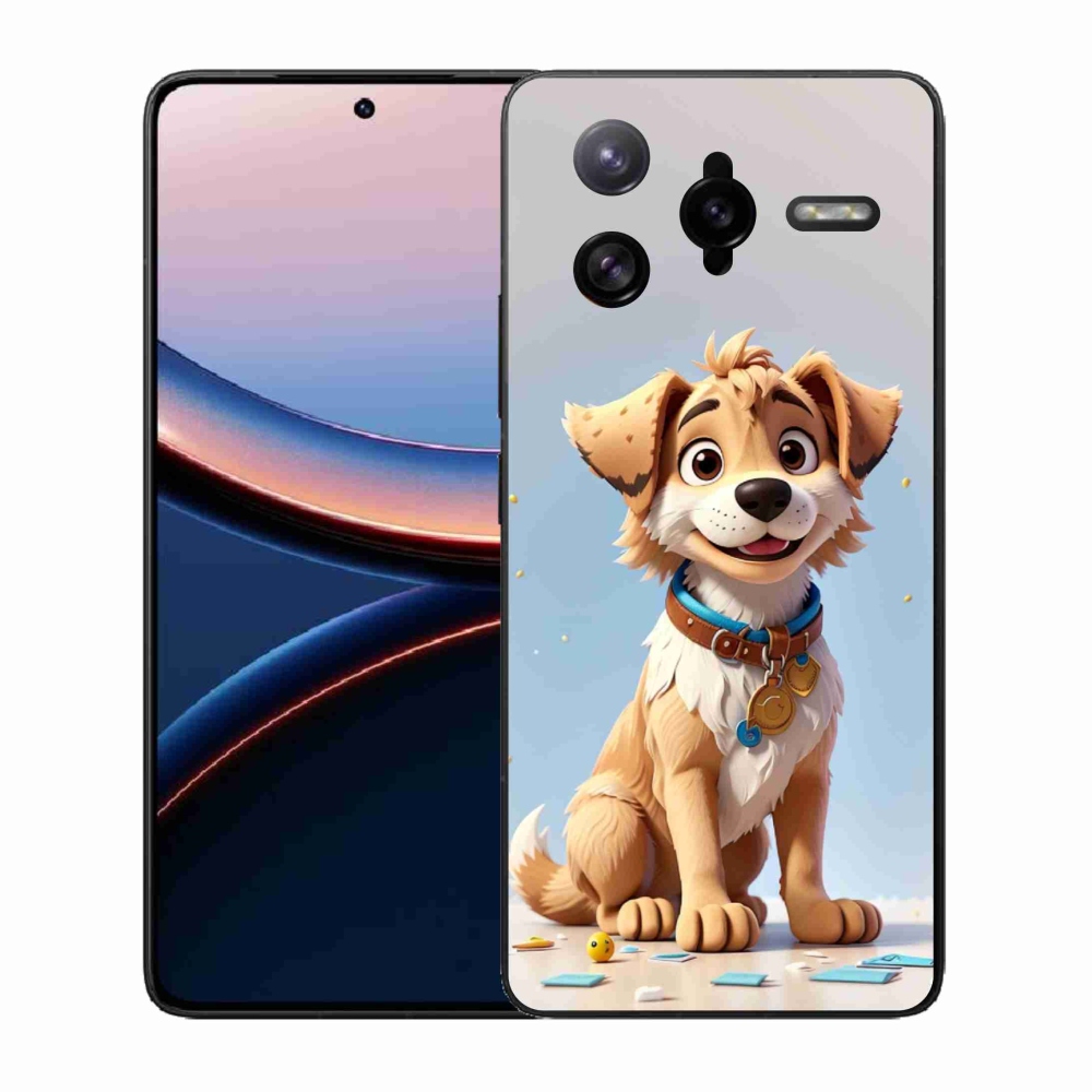 Gélový kryt mmCase na Xiaomi Poco F7 Ultra - kreslené šteňa